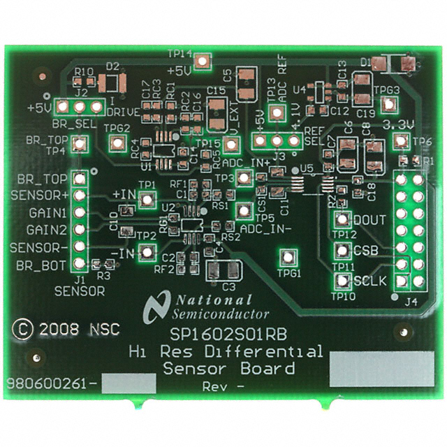 the part number is SP1602S01RB-PCB/NOPB