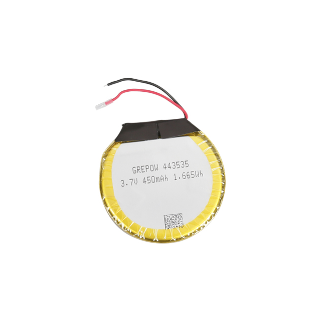 The model is GRP443535-1C-3.7V-450MAH WITH PCM