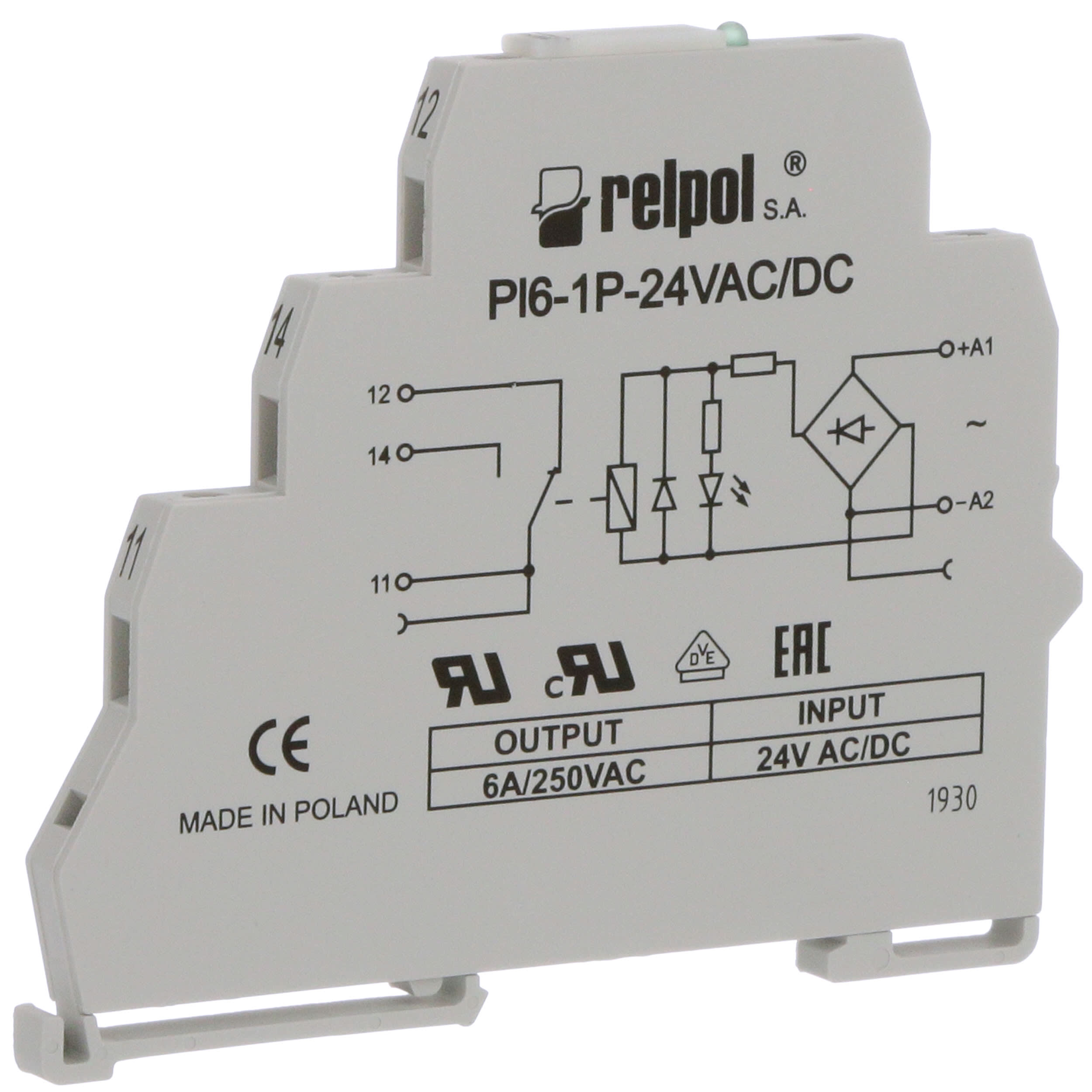 PI6-1P-24VAC/DC