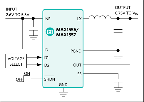 MAX1556ETB/V+