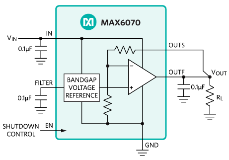 MAX6070BAUT12/V+