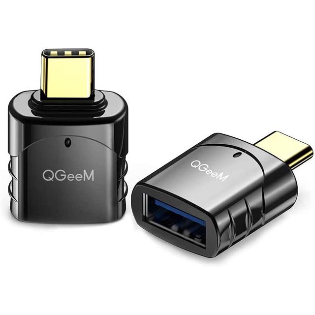 The model is QGEEM USB C TO USB ADAPTER